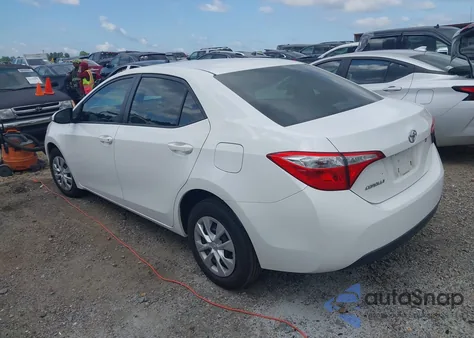 2015 Toyota Corolla L z USA, uszkodzony, nr VIN 2T1BURHE1FC361656